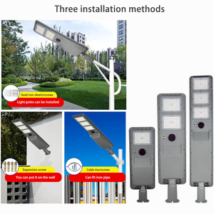 Farola Solar Exterior Cuadrada con Sensor de Movimiento y Control Inteligente, Impermeable IP65, para Patio, Carretera e Iluminación de Proyectos - Product Image 4