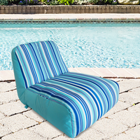 Piscine extérieure flottant grand grand pouf housse de chaise natation pouf chaise adultes flottant pouf