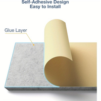 Panneaux acoustiques autocollants, panneaux en mousse insonorisante haute densité pour murs, panneaux insonorisants pour la maison et le bureau