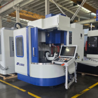 Centro de Mecanizado Vertical CNC Compacto de 5 Ejes U380, 24 Herramientas ATC BT40, Máquina Multifuncional de Alta Precisión con Control GSK FANUC