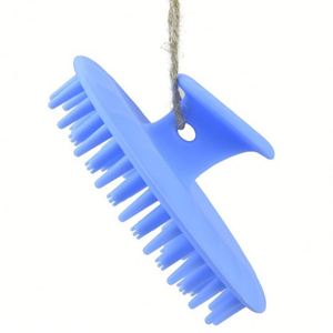 Silicone Shampoo <b>Brush</b> with Oval Design Cross-Border New Baby Supplies for Scalp Massage - Product Image 3