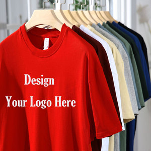 Personnalisation en gros impression de logo coton lavé vintage activité événement équipe personnalisé poids lourd plaine surdimensionné t-shirt - Product Image 1