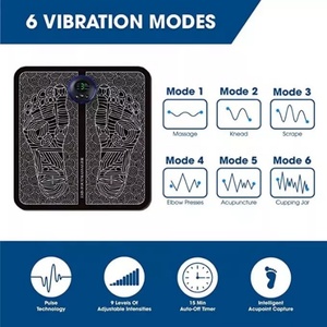 EMS <b>Foot</b> <b>Massager</b> Rechargeable Home Use <b>Feet</b> Vibration Pad - Product Image 3