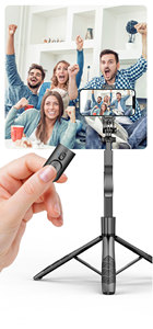 Trépied perche à <span class=keywords><strong>selfie</strong></span> sans fil L16 pliable pour caméra d'<span class=keywords><strong>action</strong></span> GoPro et smartphones – Prise de vue stable et équilibrée pour diffusion en direct - Product Image 4
