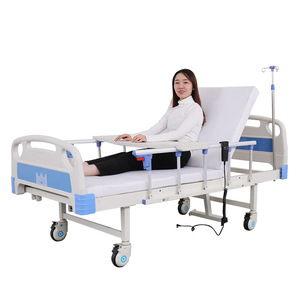 Cama de Hospital Manual Hongtong de Acero Inoxidable, Individual/Doble, con Función de Balanceo, para Pacientes Mayores o Paralizados - Product Image 5