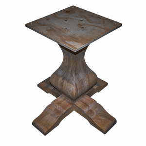 Patas de Pedestal para Muebles, Pedestales de Madera de Caucho Sólido de Alta Calidad para Mesa de Comedor, Pedestales Modernos de Madera Resistente - Product Image 1