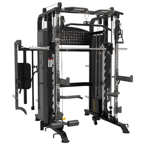 Smith Power Rack Home Gym con Cable Crossover, Leg Press e Doppio Pile di Pesi - Attrezzatura <span class=keywords><strong>per</strong></span> Allenamento Fitness - Product Image 1