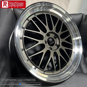 Jantes en aluminium forgé <span class=keywords><strong>LM</strong></span> 722Auto 6061-T6, style 2 pièces, à profil profond, 5x112 5x120, 18-24 pouces, pour BMW M2 M3 M4 F30 F15 AMG GT - Product Image 1