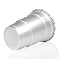 Gobelet en aluminium réutilisable de 450 ml, réactif au froid et changeant de couleur, pour sodas et eau