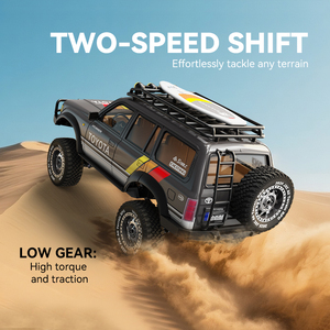 Classiques Land Cruiser LC80 1:12 échelle modèle RC voitures tout-terrain 2.4Ghz jouets télécommandés proportionnels complets avec cadeaux d'éclairage - Product Image 4