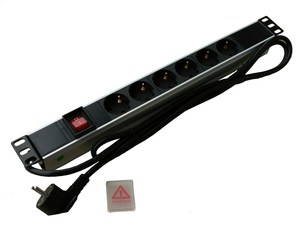 Aangepaste 19 inch 8-weg 1U Duitse stekker rackmount <span class=keywords><strong>PDU</strong></span> voor computerruimte - Product Image 6