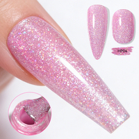 LILYCUTE 7ml Vernis à ongles couleur rose printanier, logo personnalisé, séchage rapide à l'air, faible odeur, brillant, pailleté, pour la peinture sur ongles