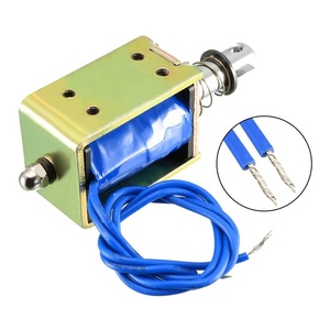 JF-1039B DC 24V 25N 10 mét đột quỵ kéo đẩy loại mở khung solenoid châm điện chuyển động tuyến tính - Product Image 3