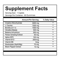 Gummies de créatine pour adultes OEM/ODM pour la croissance musculaire, la force et l'énergie |   Complément nutritionnel sportif à haute absorption et à croquer