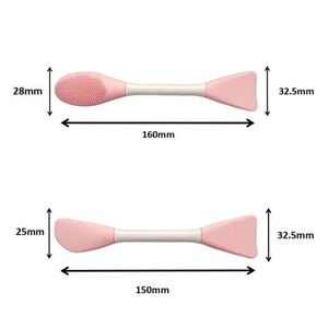 แปรงซิลิโคนสองหัวอเนกประสงค์สำหรับมาส์กหน้าและทำความสะอาดจมูก - Product Image 6