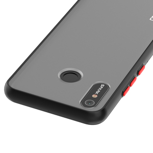 Nhấn nút màu mờ mờ PC bìa sau TPU mềm Cạnh mỏng trường hợp điện thoại cho TECNO Spark 10 Pro 10c 9 9C 4 Lite <span class=keywords><strong>pop3</strong></span> pop6 - Product Image 4