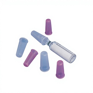 Plastic Ampoule <b>Bottle</b> With <b>Dropper</b> Cap Cylinder Shape Material Label Printing For Medicine Use - Product Image 1