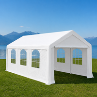 Abri de voiture portable et pliable 3x3 3x6 avec structure en acier, imperméable, protection UV, pour extérieur, jardin et fêtes