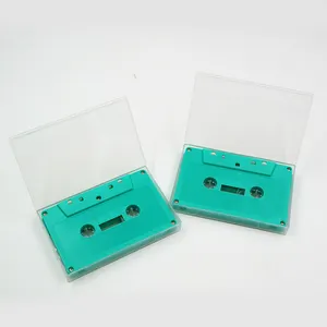 Audio Kosong Berwarna dan Transparan Tape Cassette dengan 0 ~ 100 Menit untuk Dekorasi Menyediakan Layanan Yang Disesuaikan