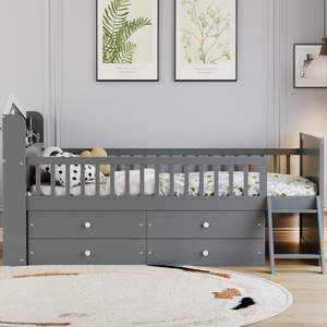 European Style Multifunction White Solid Pine <strong>Baby</strong> Cot Bed Comfortable <strong>Baby</strong> Bed With <strong>Baby</strong> <strong>Bedding</strong> <strong>Set</strong> - Product Image 2