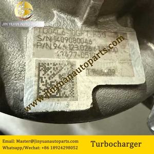 49477-05101 49477-05001 94612302660 94612302660AS01 TD04L6 turbocompressore TD04L6-10G per motore a Gas 3.0T Porsche Panamera V6 - Product Image 6