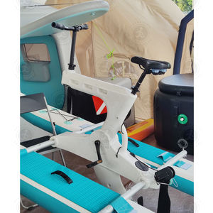 Precio bajo de fábrica, bicicleta de agua inflable, entretenido, bote de Pedal de agua inflable, catamarán - Product Image 6