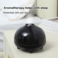 2025 nouveau bureau Usb à ultrasons 350ml humidificateur d'incendie lumières colorées parfum de maison flamme diffuseur d'huile essentielle