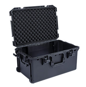 Maleta de Transporte Resistente de Plástico PP, Color Negro, con Ruedas, Modelo DFB0705 59L 60L, Protección Fuerte y Segura - Product Image 4