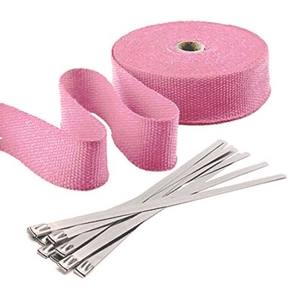 Motorblade: merah muda knalpot motor isolasi termal bungkus knalpot kaca - Product Image 1