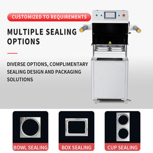 Máquina de sellado de nitrógeno de flujo de aire Vertical, máquina de embalaje para alimentos, pescado, <span class=keywords><strong>delicatessen</strong></span>, 2 unidades - Product Image 4