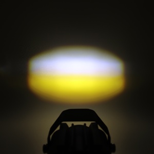 Feux de brouillard LED pour moto Moky Pro <span class=keywords><strong>U43</strong></span> à double couleur, phare LED blanc et jaune, feux LED clignotants pour moto - Product Image 6