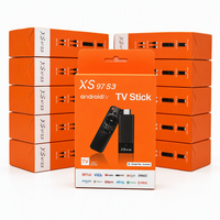 Vente promotionnelle XS97 S3 Android 10 Fire Tvstick Allwinner H313 4K HD Smart TV Dongle 2 Go de RAM 8 Go de ROM avec télécommande