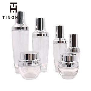 Ensemble de flacons cosmétiques de luxe personnalisés, nouveaux flacons en verre pour toner et lotion, 20g 30g 50g 40ml 100ml 120ml, ensemble d'emballage pour soins de la peau - Product Image 3