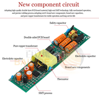 Alimentation à découpage étanche Bailide 12V 8.3A/24V 4.1A pour extérieur, efficacité 85% pour bandes LED, caissons lumineux et sécurité