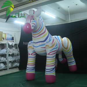 Personnalisé PVC Gonflable Zèbre Animal Offre Spéciale Gonflable <span class=keywords><strong>Cheval</strong></span> de Saut Avec Sph - Product Image 2