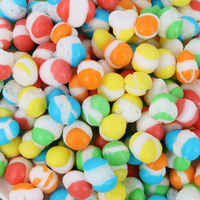 Bonbons soufflés lyophilisés croustillants, couleurs assorties, confiserie aérée légère et croustillante, en vrac pour la revente
