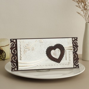 การ์ดเชิญระดับไฮเอนด์สไตล์ยุโรป การ์ดอวยพรสุดสร้างสรรค์ การ์ดเชิญปั๊มทอง การ์ดเชิญสำหรับธุรกิจ การ์ดเชิญงานแต่งงาน - Product Image 2