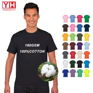 2024 Hoge Kwaliteit Bedrijf Heren T-Shirts Custom Blanco Unisex 100% Katoen Oversized T-Shirt Voor Mannen