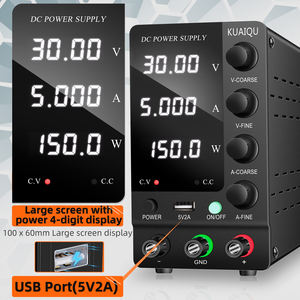 Fuente de alimentación regulada de CC ajustable de conmutación de 32V 6A, línea de mantenimiento Digital portátil, fuente de alimentación de prueba LED - Product Image 4