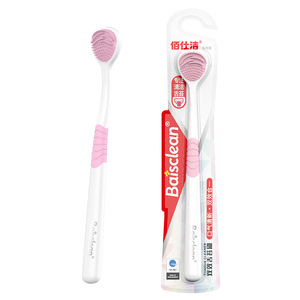 Limpiador de Lengua de Doble Efecto Bai Shi Jie, Gel Suave de Alta Densidad, Limpieza Bucal Suave, Desodorante, Opciones en Azul y Blanco - Product Image 2