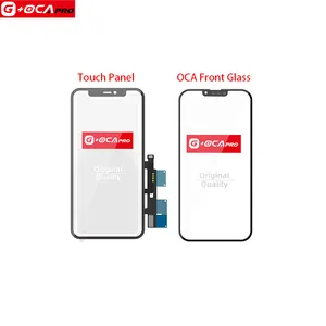 Mobile Phone Replacement Outer Screen Lens Glass with OCA for iPhone X XR XS 12 13 OCA Glass