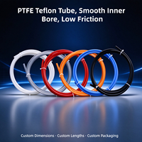 Tube PTFE pour imprimantes 3D, tubes PTFE 2x4mm 2.5x4mm 4x6mm, tailles, couleurs, longueurs et emballages personnalisés pour la vente en gros