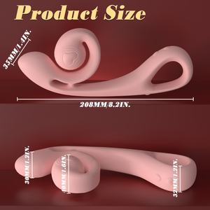 Juguetes Eróticos para Mujeres, Vibradores para el Autoerotismo, Incluyen Varita para el Punto G, Dildo, Lengua Succionadora, Alimentación USB - Product Image 2