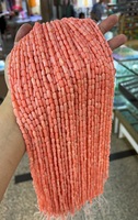 Offre Spéciale Perles de Corail Rose Teintées DIY en Forme de Nuggets, Taille 4mm-5mm*9-10mm, Longueur : Environ 40cm 1907741
