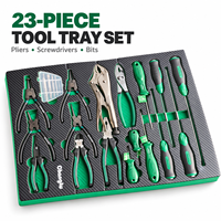 Ensemble d'outils de mécanicien professionnel, kit de réparation automobile manuel avec mallette rigide, boîte à outils en gros pour l'utilisation en garage automobile