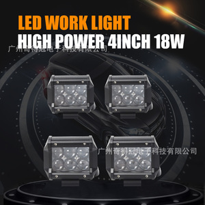 Luz de trabajo LED Qidewin de 4 pulgadas, 12-24V, iluminación todoterreno, impermeable, con lente 4D para coche, camión, ATV - Product Image 5