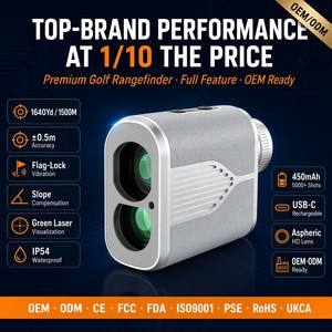 Golf Laser Rangefinder Slope Compensation 0.3s Flag Lock Optical Image Stabilizer Custom Logo OEM ODM Manufacturer
