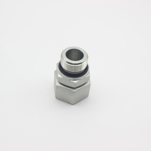 Filo BSP con guarnizione in cattività metrica femmina 24 gradi cono O-ring Parker di tenuta EGE-R-ED raccordo idraulico - Product Image 2