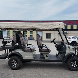 Yeni Model elektrikli gezi otobüsü 6 koltuk toptan Golf arabası elektrikli jeep - Product Image 6