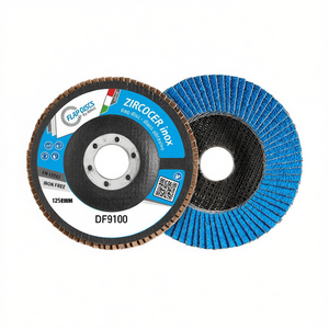 Disque à lamelles classique Fervi Zircocer 125 mm, meule sans fer pour le métal - Product Image 1